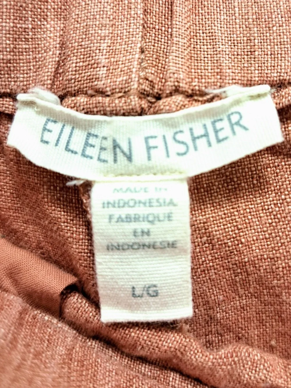 Eileen Fisher Délavé Lantern Linen Pant Size Large - Picture 9 of 10